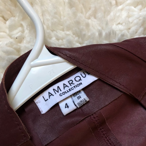 LaMarque Leather Light Jacket - Picture 2 of 3